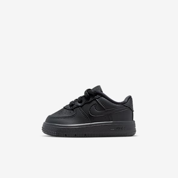 NIKE エアフォース1 キッズ　23.5 黒 Kids Black Air Force 1 Shoes. Nike.com